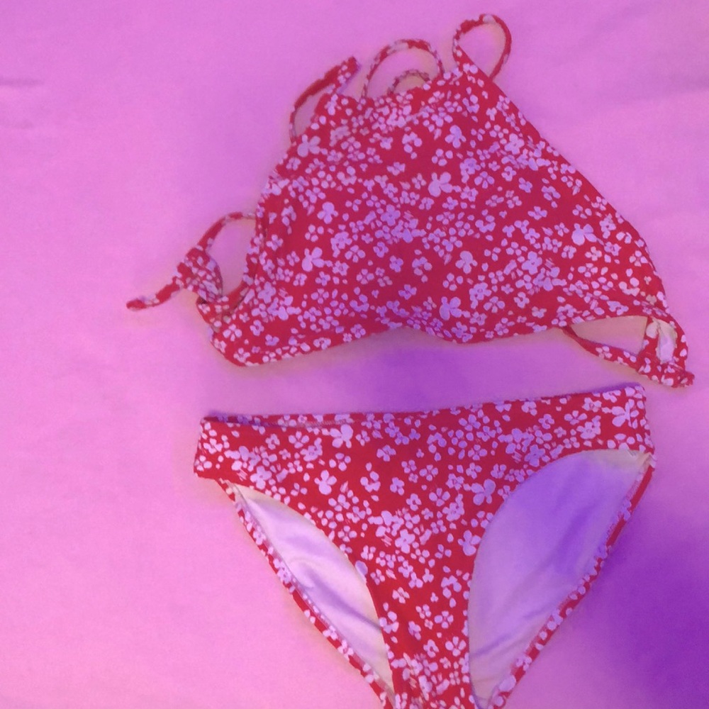 red bikini